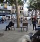 En la imagen, la plaza Espanyola de l'Hospitalet, en el popular barrio de la Torrassa