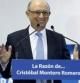 El ministro de Hacienda, Cristóbal Montoro, durante su intervención en el acto de 'La Razón'.