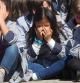 Los alumnos de la Escola Pia de Sarrià, como en muchos otros centros educativos, guardaron un minuto de silencio por las víctimas