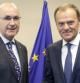 Duran Lleida con el presidentr del Consejo Europeo, Donald Tusk, con quien se ha reunido este viernes.