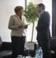 La canciller alemana Angela Merkel y Alexis Tsipras, durante su última reunión. Ayer hablaron por teléfono
