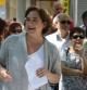 Ada Colau en un acto de precampaña en la Via Júlia de Barcelona