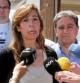 Sánchez-Camacho atiende a los medios en Blanes