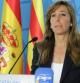 La presidenta del PPC, Alicia Sánchez-Camacho, en rueda de prensa.