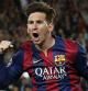 Messi celebra su primer gol al Bayern