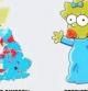 Maggie Simpson, comparada con el mapa electoral tras las elecciones en el Reino Unido