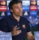 Luis Enrique, durante la rueda previa a las semifinales del Champions