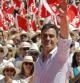 Pedro Sánchez en la plaza de toros de Valencia