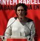 Ada Colau durante un acto en Sant Andreu