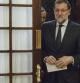 Mariano Rajoy sale del Congreso de los Diputados