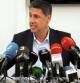 Xavier García Albiol durante la rueda de prensa ante los medios de comunicación