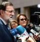 El presidente del Gobierno, Mariano Rajoy, en declaraciones a los periodistas en Bruselas antes de participar en la cumbre de la Unión Europea y los países latinoamericanos y del Caribe.
