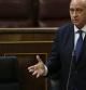 El ministro del Interior, Jorge Fernández Díaz, durante una intervención en la sesión de control al Ejecutivo en el Congreso de los Diputados