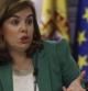 La vicepresidenta y portavoz del Gobierno, Soraya Sáenz de Santamaría