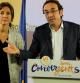 Josep Rull y Mercè Conesa, de CDC, en rueda de prensa