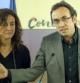 El coordinador general de CDC, Josep Rull, ha afirmado hoy que CDC y UDC concurrirán por separado en las elecciones catalanas del 27 de septiembre porque el "proyecto político de la federación de CiU se ha acabado" y está en un camino de "no retorno" por las diferencias en el proceso soberanista. En la foto, Rull junto a la portavoz de CDC, Mercè Conesa.