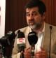 Jordi Sànchez, en rueda de prensa durante la presentación de 'Diàlegs per a una Catalunya social.