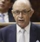 El ministro de Hacienda y Administraciones Públicas, Cristóbal Montoro, durante su intervención en la sesión de control al Gobierno del pleno del Congreso.
