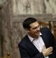 Alexis Tsipras a su llegada al debate sobre el referéndum en el Parlamento heleno