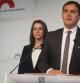 Albert Rivera y Inés Arrimadas, en el Parlament de Catalunya