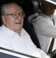 El presidente honorífico del ultraderechista Frente Nacional, Jean-Marie Le Pen, a su llegada a la sede del partido