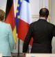 Angela Merkel y François Hollande han comparecido juntos en el Elíseo