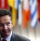 El presidente del Eurogrupo, Jeroen Dijsselbloem, durante la última reunión del organismo en Bruselas