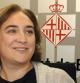 La alcaldesa de Barcelona, Ada Colau, durante una rueda de prensa