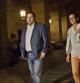 Oriol Junqueras y Marta Rovira, la número dos de ERC, salen del Palau visiblemente satisfechos