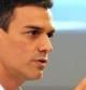 El líder del PSOE, Pedro Sánchez, durante su intervención en un acto político celebrado hoy en Bilbao.