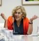 La alcaldesa de Madrid, Manuela Carmena, preside la reunión semanal de su equipo de Gobierno en el Palacio de Cibeles