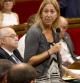 La portavoz del Govern, Neus Munté, interviene durante una sesión del Parlament de Catalunya