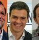 El presidente del Gobierno, Mariano Rajoy, el jefe de la oposición, Pedro Sánchez, y el líder de Podemos, Pablo Iglesias.