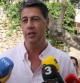 El candidato del PPC a la Generalitat, Xavier Garcia Albiol, en una atención a los medios en Tarragona.
