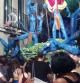 La calle Progrés, ganadora del premio popular de las fiestas de Gràcia 2015, ha recreado el mundo de 'Avatar'