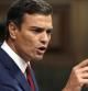 El secretario general del PSOE, Pedro Sánchez, durante su intervención en el debate de totalidad al Proyecto de Ley de los Presupuestos Generales para 2016