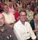 Ajenos al caso. Germà Bel, Artur Mas, Carme Forcadell y Marta Rovira, ayer, en Valls.