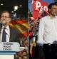Mariano Rajoy y Pedro Sánchez, en la campaña electoral de las elecciones municipales