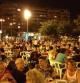 Cena popular en Badalona tras la marcha de antorchas independentista por la Diada 2015