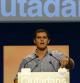 El presidente de Ciudadanos Albert Rivera, participa en un acto de campaña en el Auditorio La Farga en L'Hospitalet del LLobregat