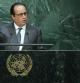 Hollande durante su intervención en la sede de las Naciones Unidas