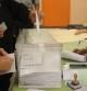 Votación en un colegio del barrio de Llefià de Badalona