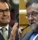 El presidente catalán Artur Mas y el presidente del Gobierno español, Mariano Rajoy