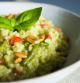 Risotto al pesto con espárragos
