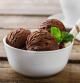 Helado de chocolate