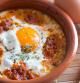 Huevos al horno con sobrasada