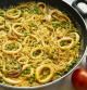 Fideos cazuela con calamares y pescado