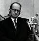 Eichmann, durante una de las sesiones del juicio en Jerusalén