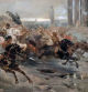 'La invasión de los bárbaros' o 'La entrada de los hunos en Roma', cuadro de Ulpiano Checa de 1887.
