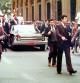 Desfile en celebración del aniversario del golpe de Estado, el 11 de septiembre de 1982.